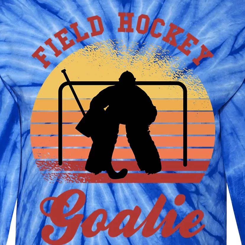 Field Hockey Goalie Hockey Goalkeeper Hockey Player Sport Cool Gift Tie-Dye Long Sleeve Shirt