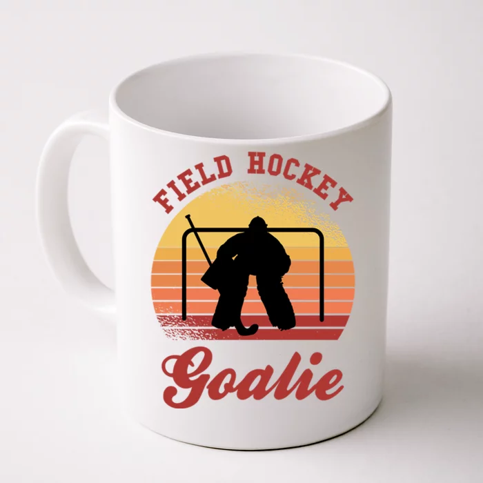 Field Hockey Goalie Hockey Goalkeeper Hockey Player Sport Cool Gift Front & Back Coffee Mug