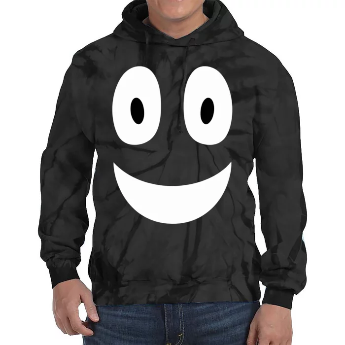 Funny Halloween Ghost Face Retro Spooky Tie Dye Hoodie