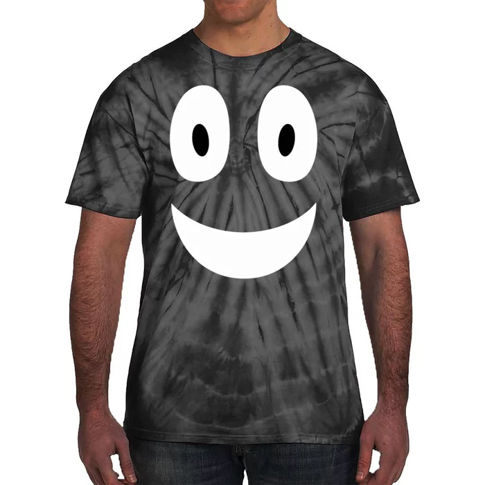 Funny Halloween Ghost Face Retro Spooky Tie-Dye T-Shirt