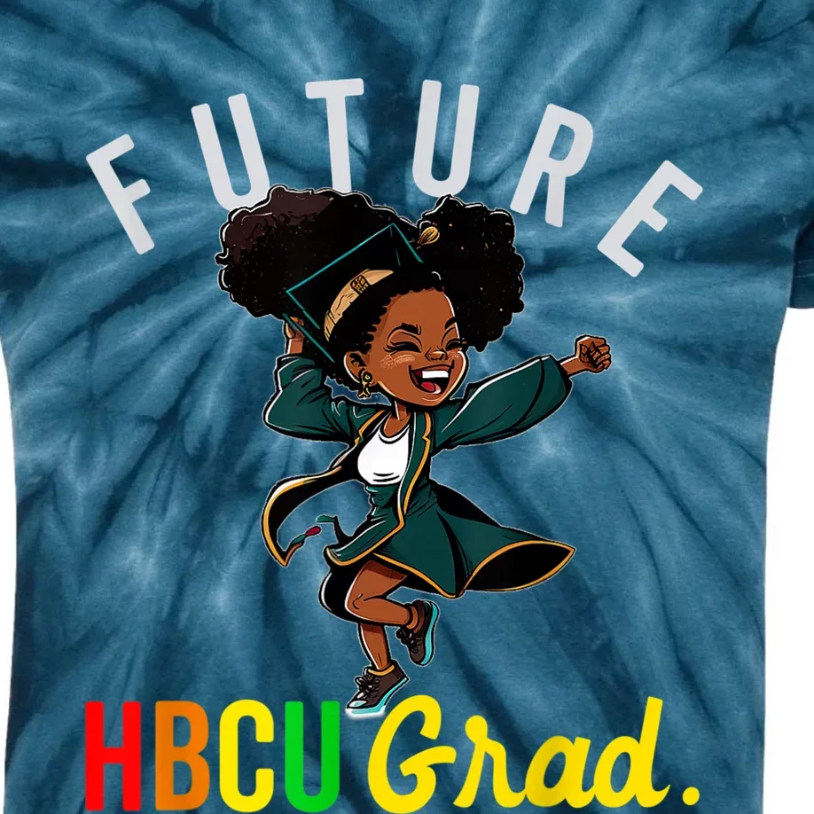 Future HBCU Grad History Black College KidsFuture HBCU Grad History B Girl Kids Tie-Dye T-Shirt