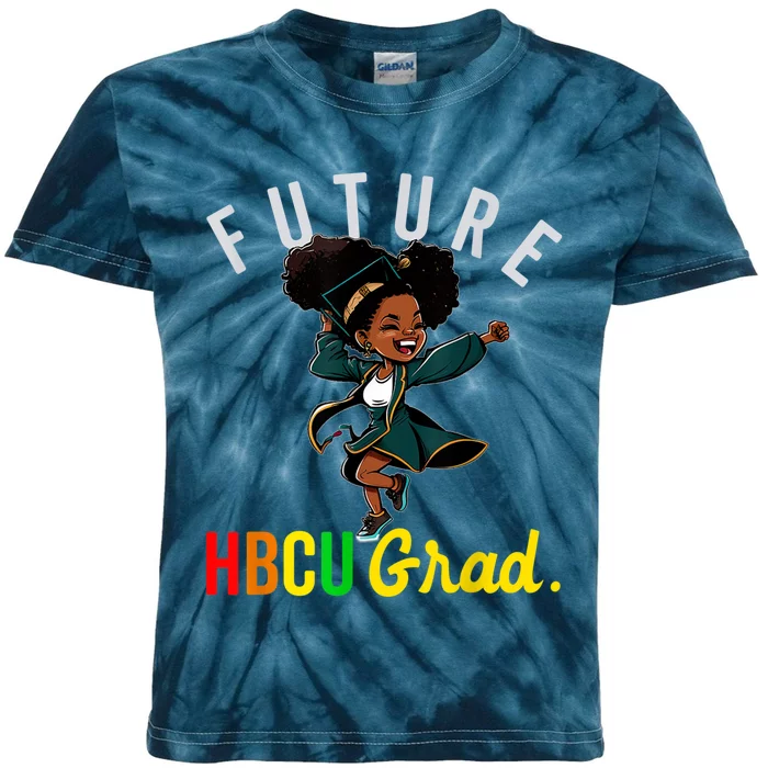 Future HBCU Grad History Black College KidsFuture HBCU Grad History B Girl Kids Tie-Dye T-Shirt