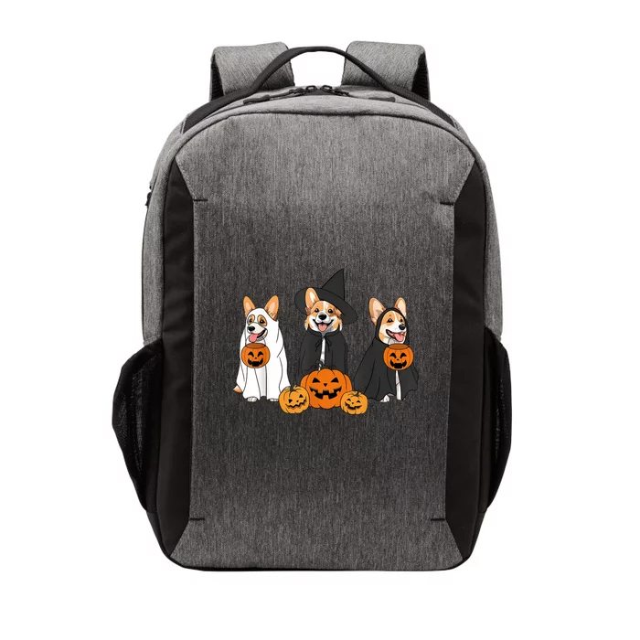 Funny Halloween Ghost Dog Pumpkin Spooky Season Vector Backpack