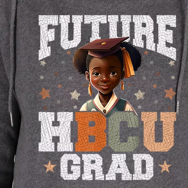 Future HBCU Grad History Black College Womens Funnel Neck Pullover Hood