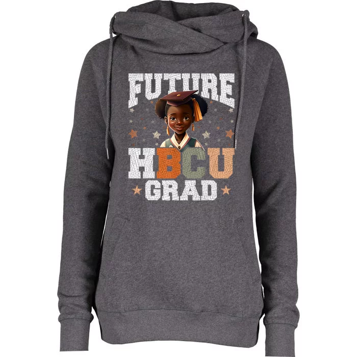 Future HBCU Grad History Black College Womens Funnel Neck Pullover Hood