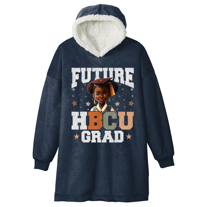 Future HBCU Grad History Black College Hooded Wearable Blanket