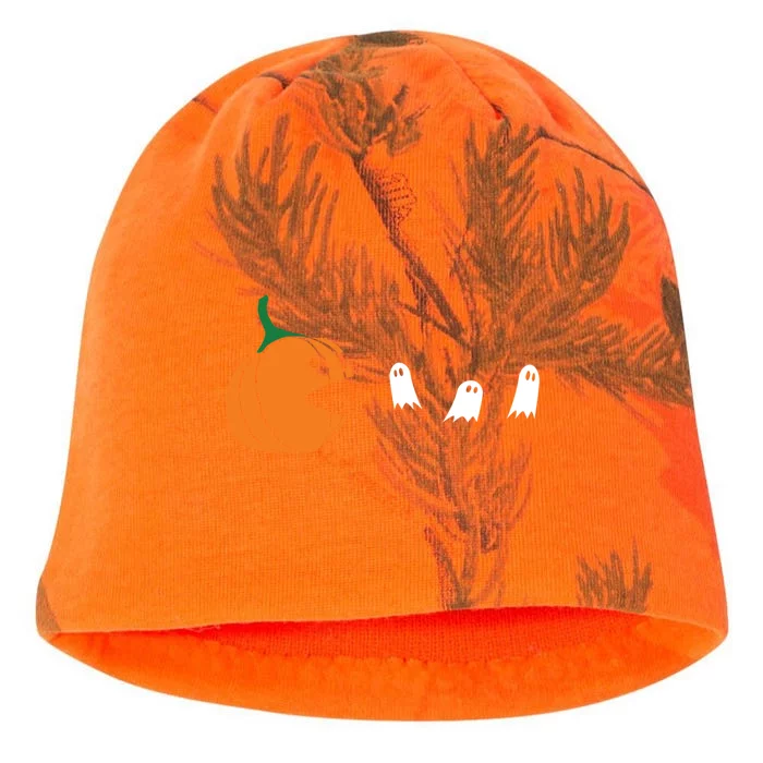 Funny Halloween Gift Jack O Lantern Pumpkin Eating Ghosts Cool Gift Kati - Camo Knit Beanie