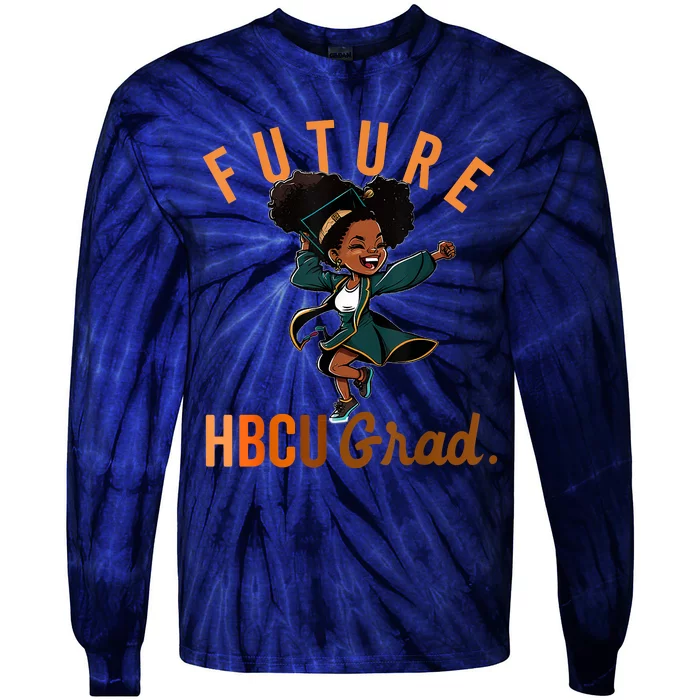 Future HBCU Grad History Black College Tie-Dye Long Sleeve Shirt