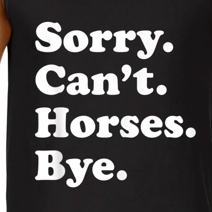 Funny Horse Gift For Men Women Boys Or Girls Comfort Colors® Tank Top