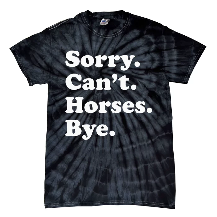 Funny Horse Gift For Men Women Tie-Dye T-Shirt