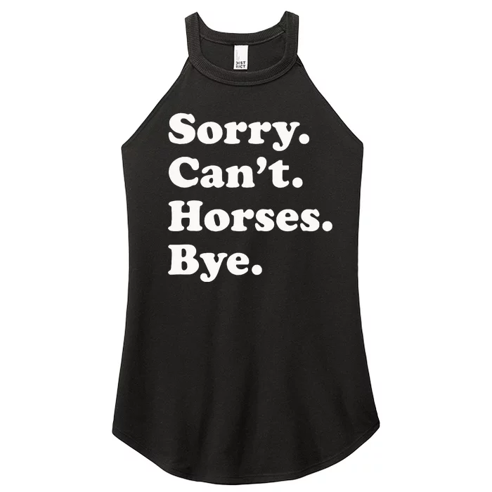 Funny Horse Gift For Men Women Women’s Perfect Tri Rocker Tank