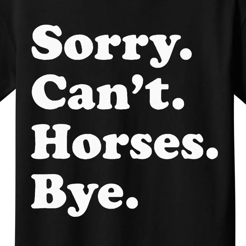 Funny Horse Gift For Men Women Kids T-Shirt