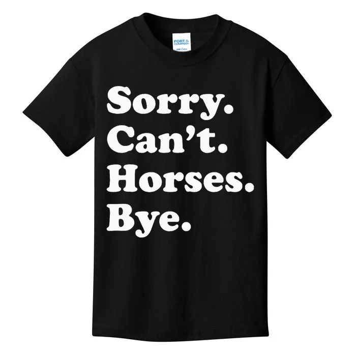 Funny Horse Gift For Men Women Kids T-Shirt