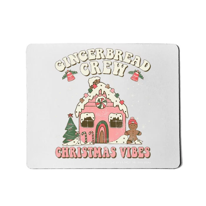 Festive Holiday Gingerbread Baking Squad Mousepad