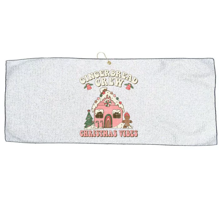 Festive Holiday Gingerbread Baking Squad Large Microfiber Waffle Golf Towel