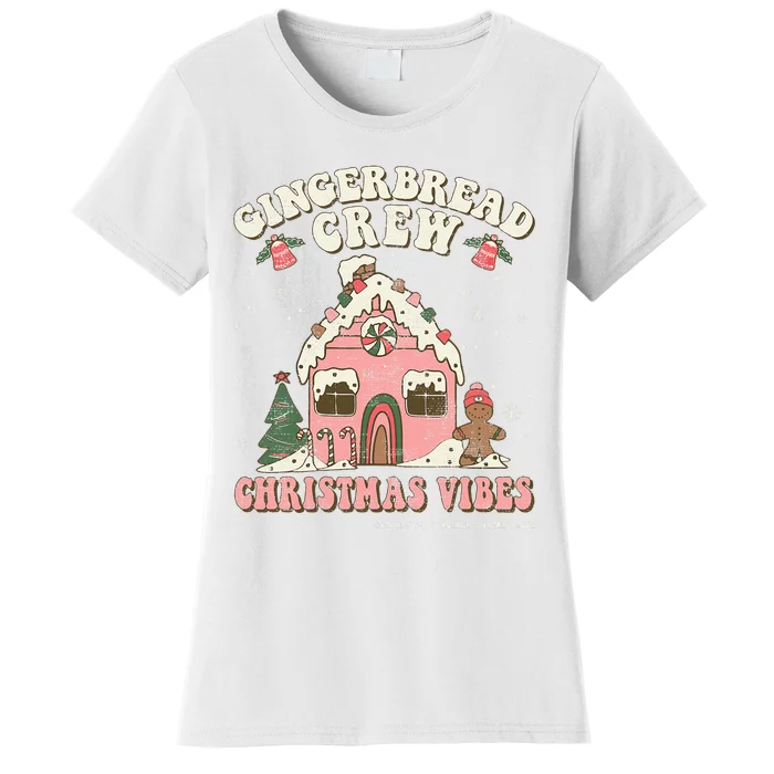 Festive Holiday Gingerbread Baking Squad Women's T-Shirt