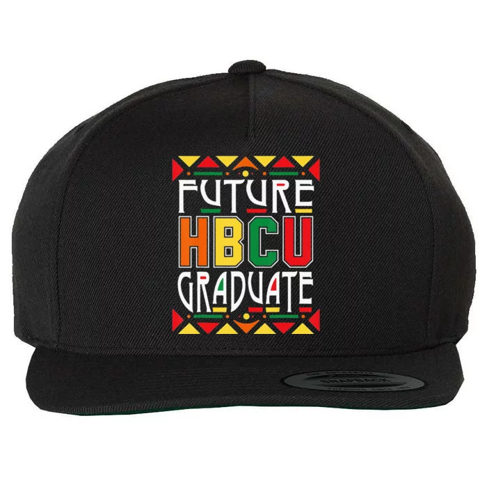 Future HBCU Graduate Historical Black Colleges Universities Wool Snapback Cap