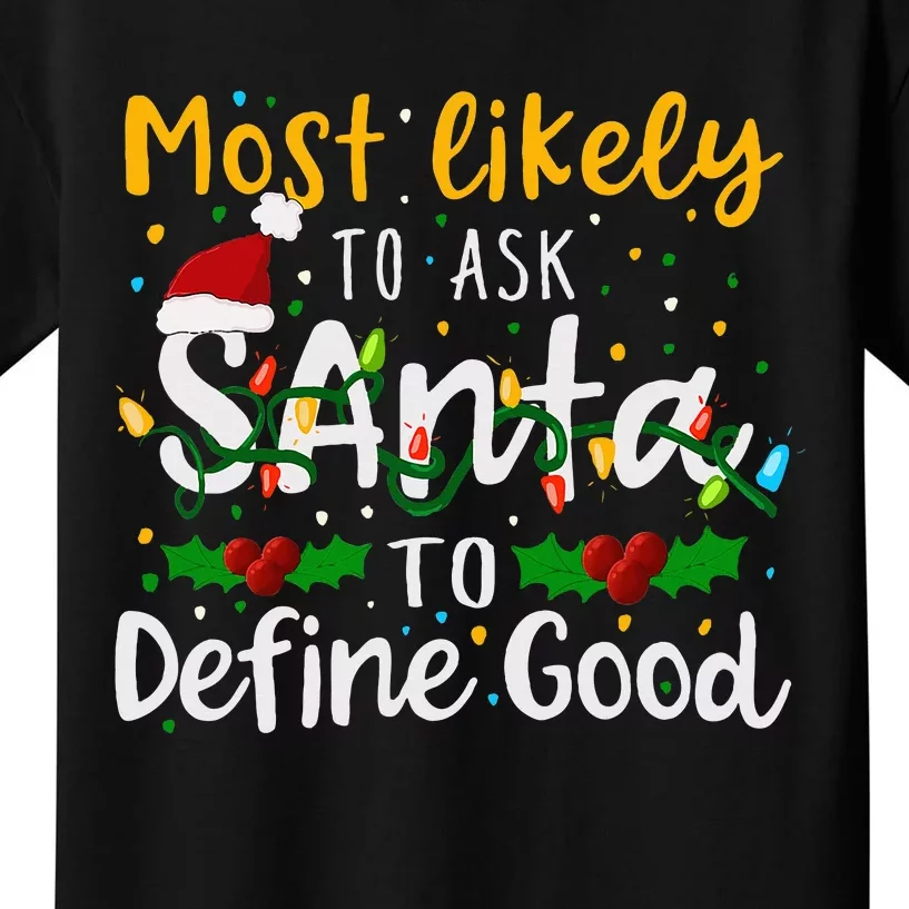 Festive Holiday Gift for the Curious and Jolly Kids T-Shirt