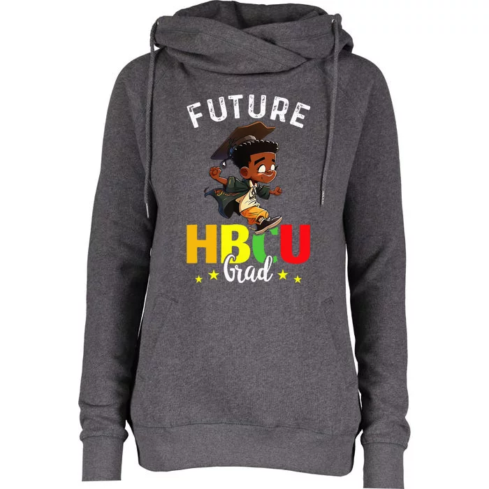 Future HBCU Grad Graduation HBCU Future College Student Womens Funnel Neck Pullover Hood