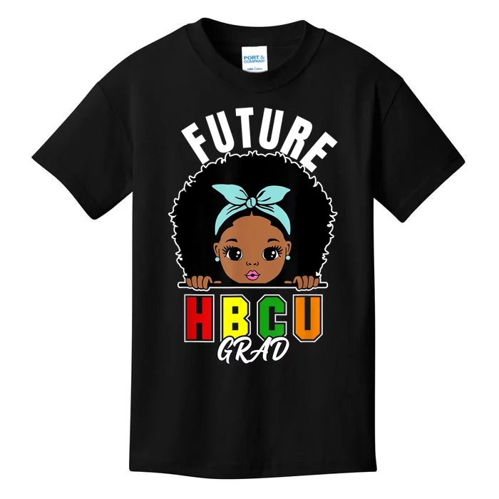 Future HBCU Grad Girl Graduation Historically Black College Kids T-Shirt