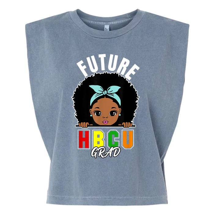 Future HBCU Grad Girl Graduation Historically Black College Garment-Dyed Women's Muscle Tee