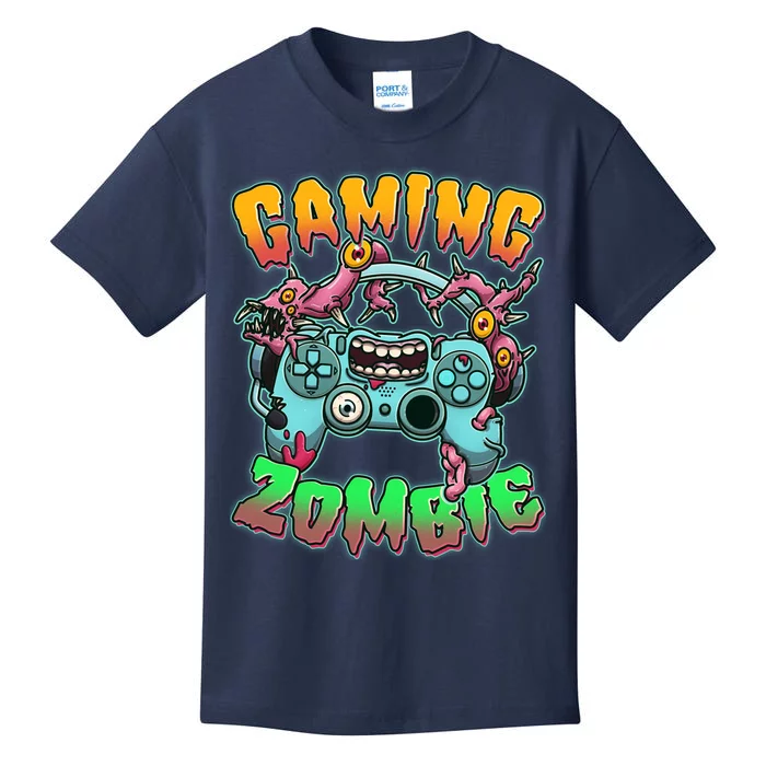 Funny Halloween Gaming Zombie Game Controller Kids T-Shirt