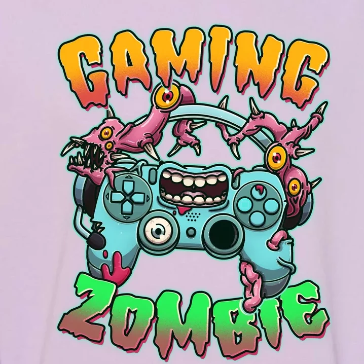 Funny Halloween Gaming Zombie Game Controller Garment-Dyed Sweatshirt