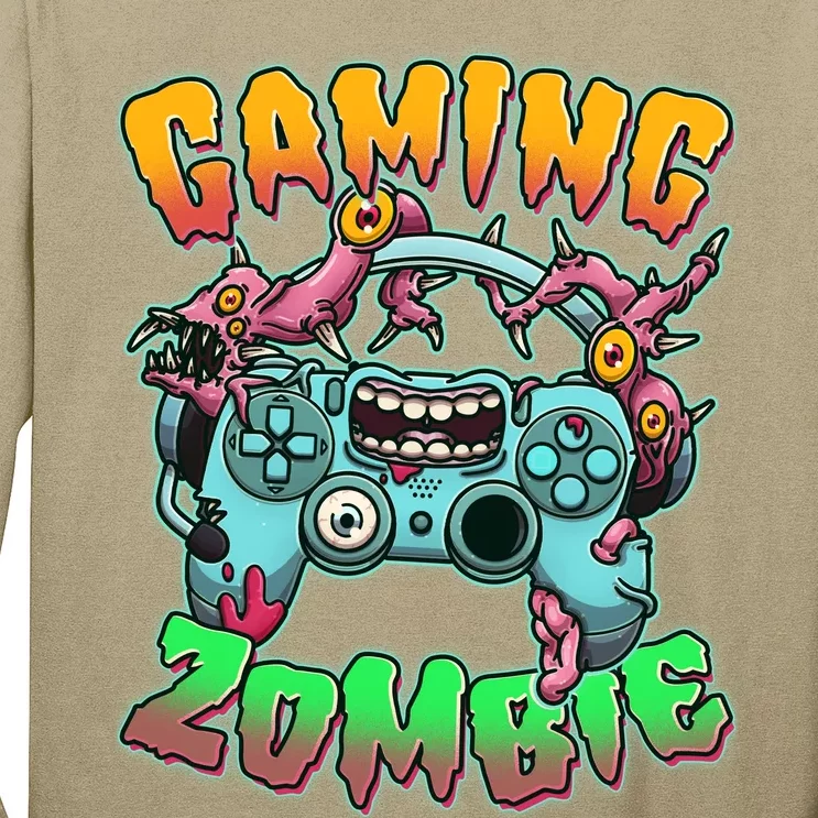 Funny Halloween Gaming Zombie Game Controller Long Sleeve Shirt