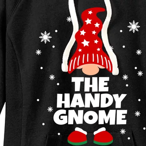 Funny Handy Gnome Family Matching Christmas Gift Women's Fleece Hoodie