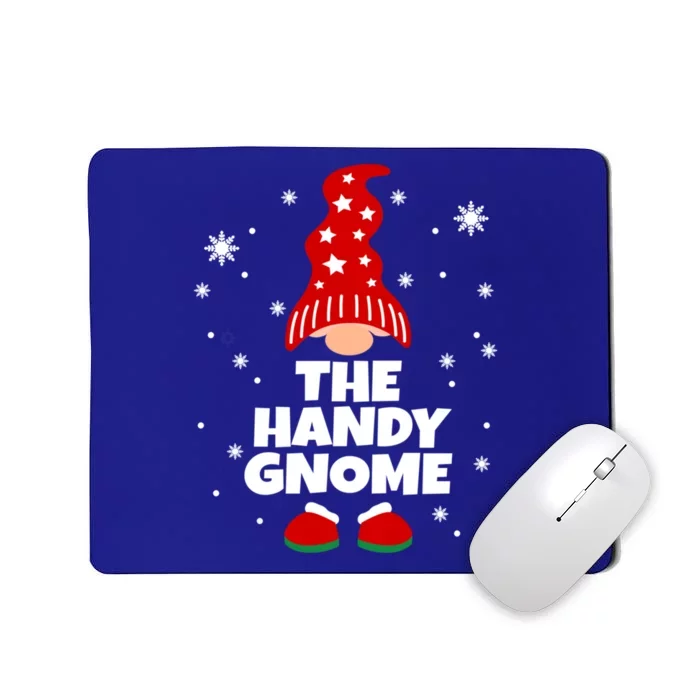 Funny Handy Gnome Family Matching Christmas Gift Mousepad