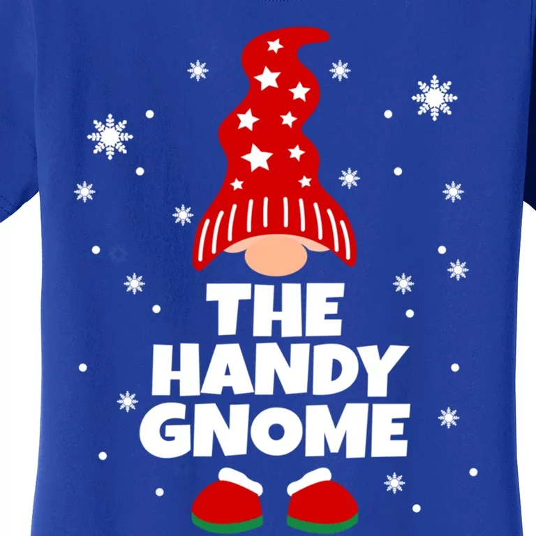 Funny Handy Gnome Family Matching Christmas Gift Women's T-Shirt