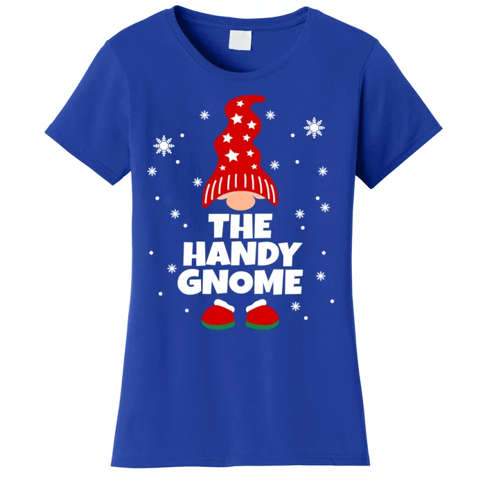 Funny Handy Gnome Family Matching Christmas Gift Women's T-Shirt