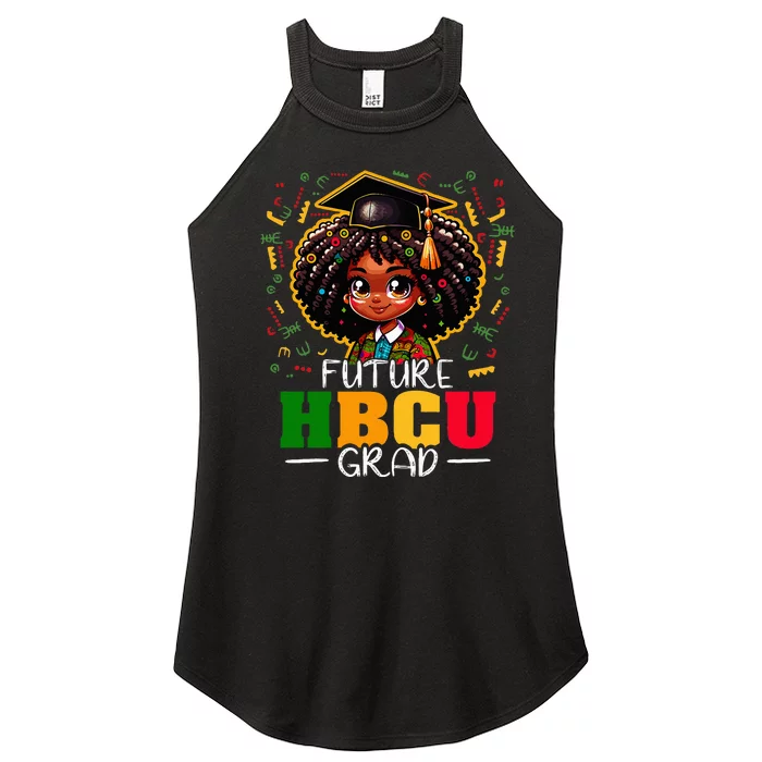 Future HBCU Grad Black Graduation HBCU Women’s Perfect Tri Rocker Tank