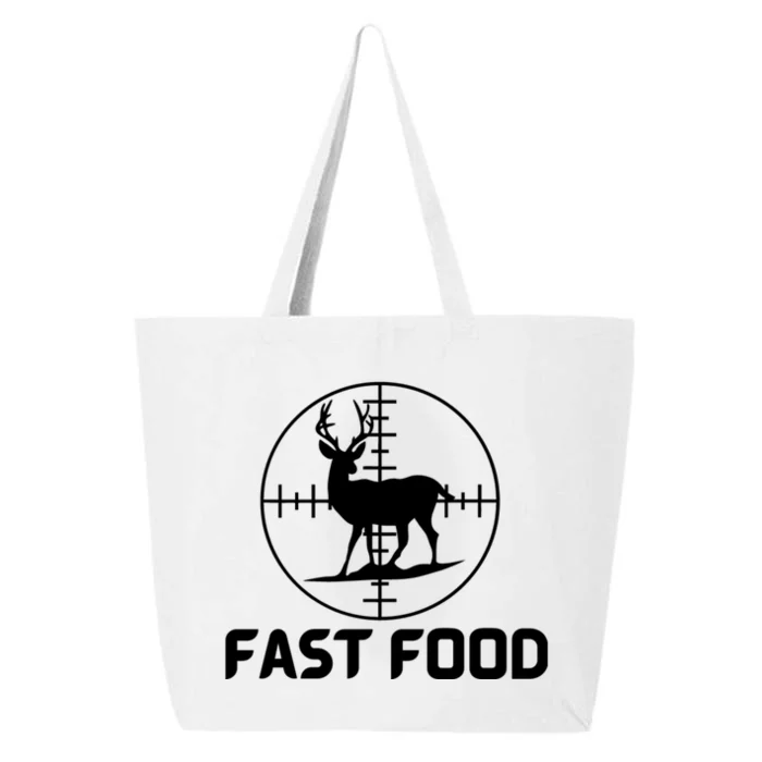 Funny Hunter Gift Deer Hunting Funny Hunter Fast Food Gift 😭🙄🥴 Funny Gift 25L Jumbo Tote