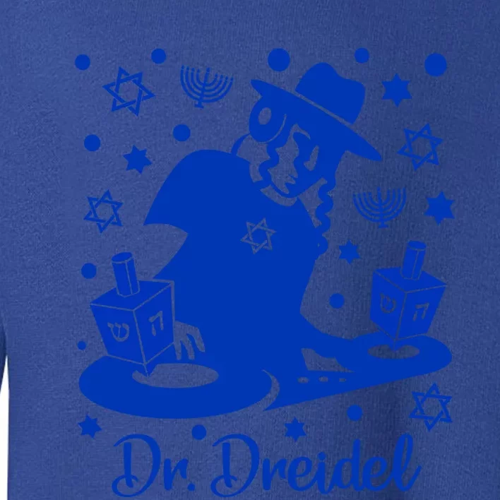 Funny Hanukkah Gift Dr Dreidel Chanukah Graphic Holiday Gift Toddler Sweatshirt