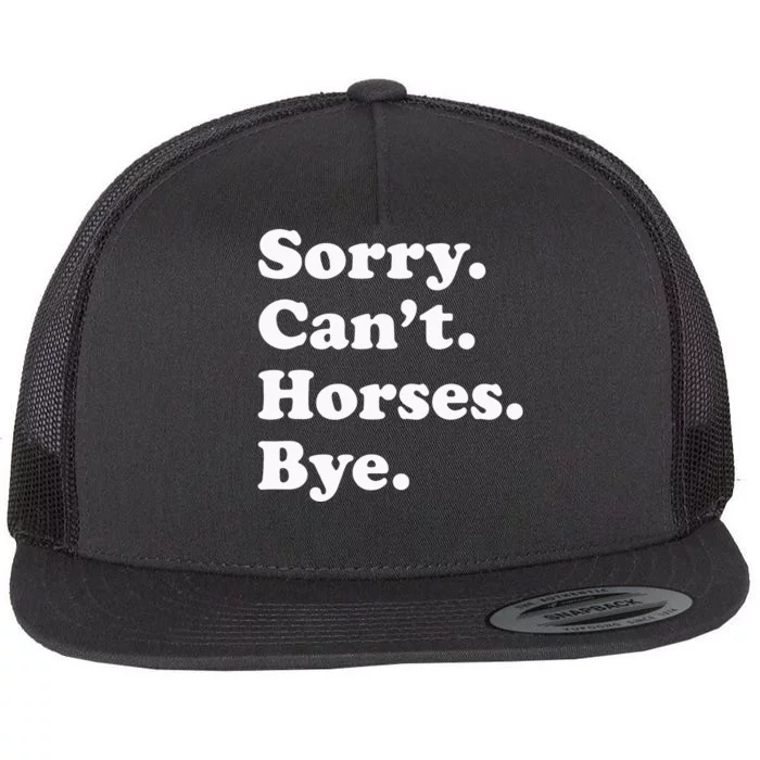 Funny Horse Gift for Short Sleeve Flat Bill Trucker Hat