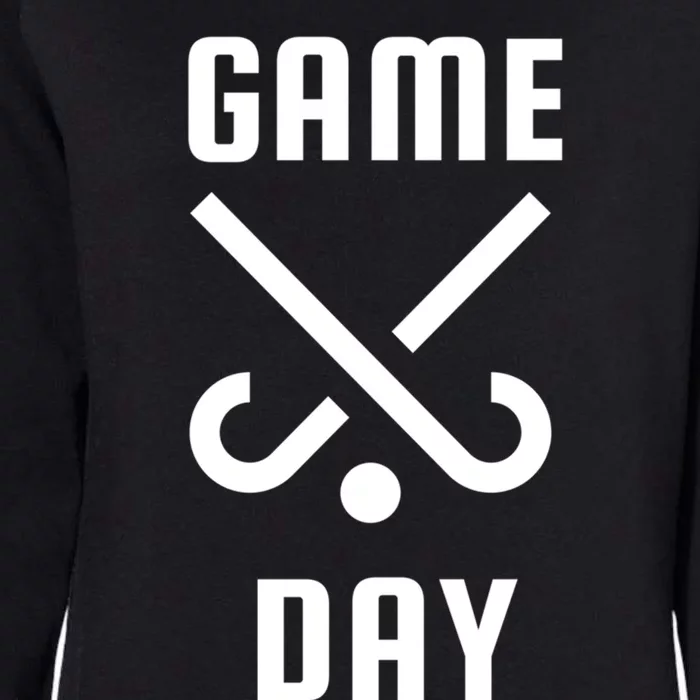 Field Hockey Game Day Funny Mom And Dad Spirit Wear Design Gift Womens California Wash Sweatshirt