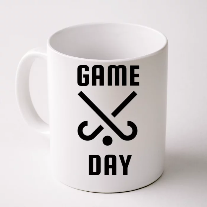 Field Hockey Game Day Funny Mom And Dad Spirit Wear Design Gift Front & Back Coffee Mug