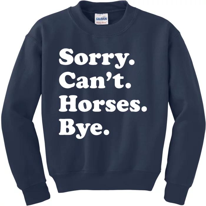 Funny Horse Gift For Men Women Boy Or Girl Kids Sweatshirt