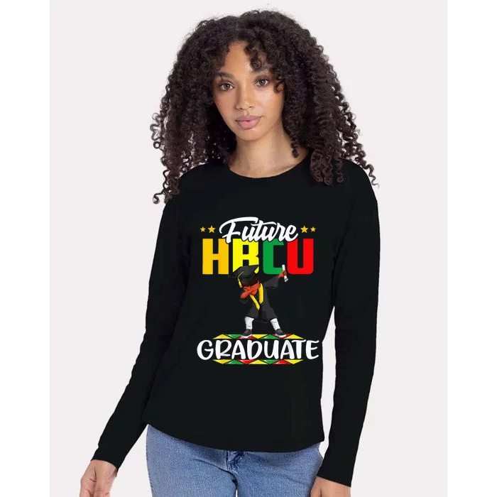 Future HBCU Graduate Afro Black College Womens Cotton Relaxed Long Sleeve T-Shirt