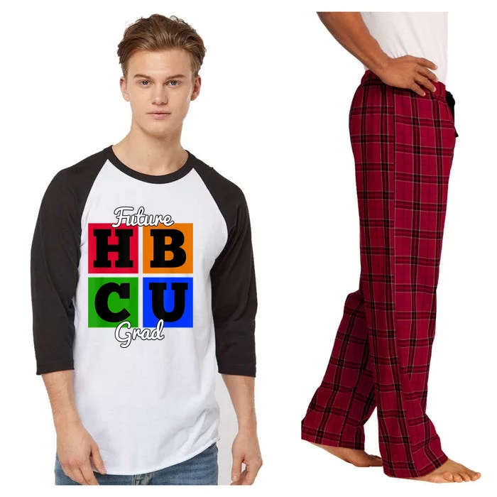 Future HBCU Grad For Kidss And Teens Raglan Sleeve Pajama Set