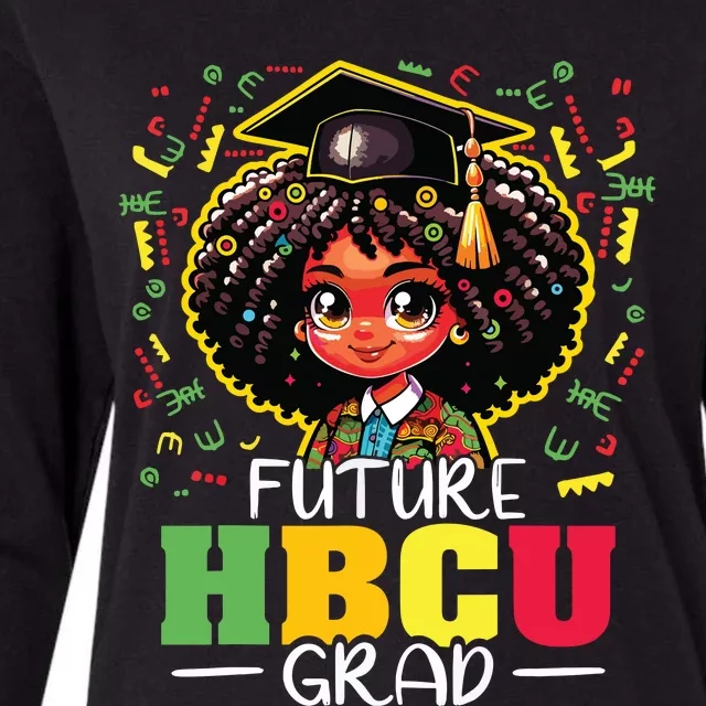 Future Hbcu Grad Black Girl Graduation Hbcu Womens Cotton Relaxed Long Sleeve T-Shirt