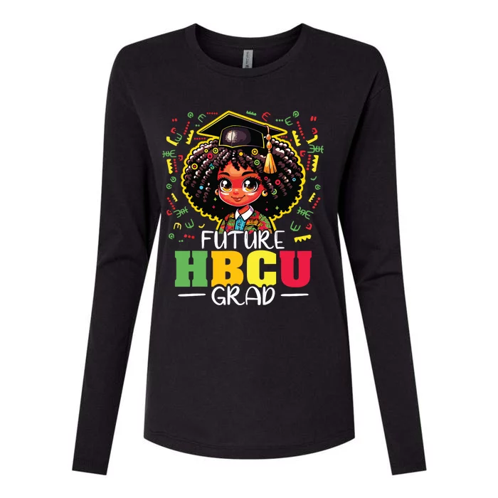 Future Hbcu Grad Black Girl Graduation Hbcu Womens Cotton Relaxed Long Sleeve T-Shirt