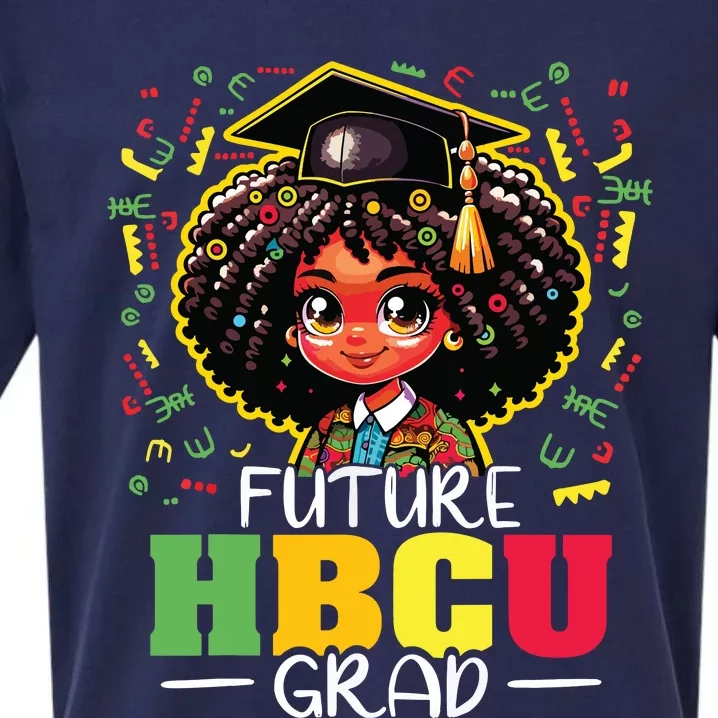 Future Hbcu Grad Black Girl Graduation Hbcu Sueded Cloud Jersey T-Shirt