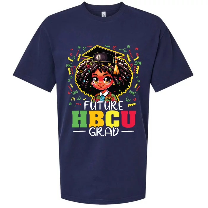 Future Hbcu Grad Black Girl Graduation Hbcu Sueded Cloud Jersey T-Shirt