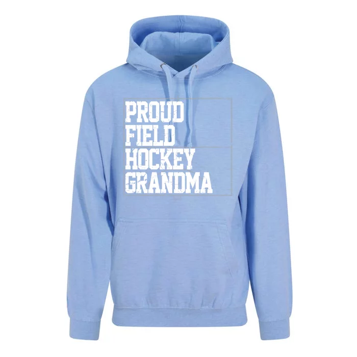 Field Hockey Grandma Cool Gift Vintage Design Unisex Surf Hoodie