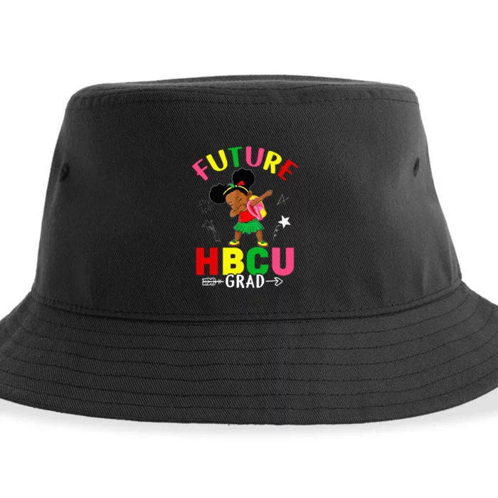 Future HBCU Grad Girl Graduation HBCU Future College Student Sustainable Bucket Hat