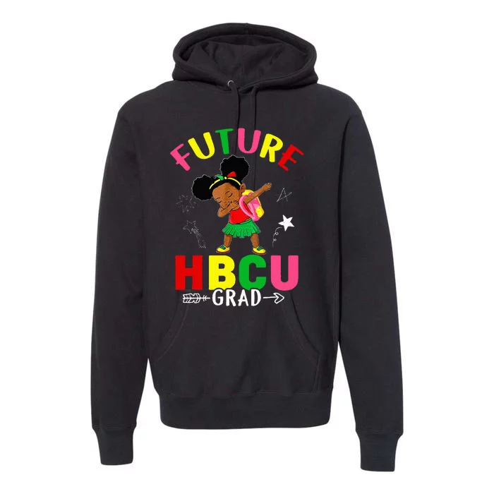 Future HBCU Grad Girl Graduation HBCU Future College Student Premium Hoodie