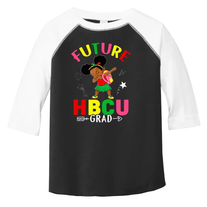 Future HBCU Grad Girl Graduation HBCU Future College Student Toddler Fine Jersey T-Shirt