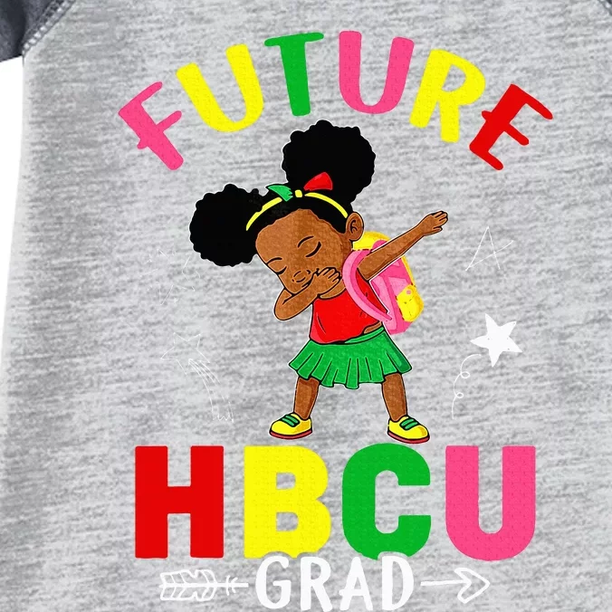 Future HBCU Grad Girl Graduation HBCU Future College Student Infant Baby Jersey Bodysuit